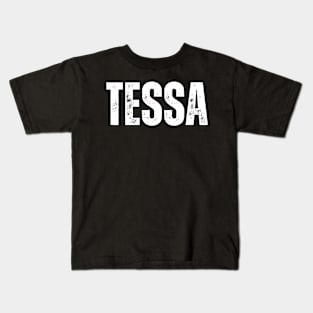 Tessa Name Gift Birthday Holiday Anniversary Kids T-Shirt